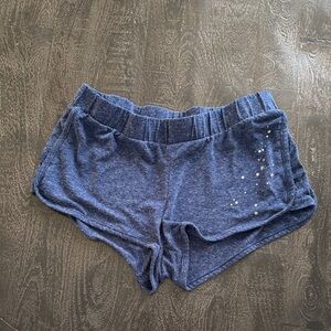 Stylish Blue Athletic Shorts for Women